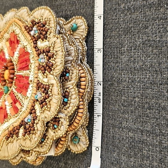 NWT Kim Seybert set of 4 beaded coasters - Picture 10 of 12